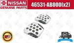 Nissan 350Z/SILVIA/SKYLINE Aluminum Clutch & Brake Pedal Pad Cover 46531-AB000. Fixed Price $55.00.