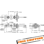Wilwood 260-14241-BK Remote Tandem Master Cylinder W/ Pushrod. Fixed Price $329.32.