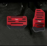 Universal Non-slip Sport Brake Rest Pedal Pad Covers Red Aluminum. Fixed Price $9.99.