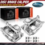 Pair Front Brake Calipers W/ Bracket For Jeep Wrangler 07-17 Dodge Grand Caravan. Fixed Price $113.99.