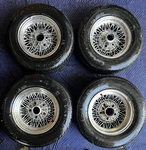 Vintage Spoke Rims Ford/fits Chevy 14 Front 15 Rear. Fixed Price $550.00.