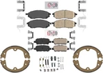Ameripro Ceramic Disc Brake Pads Parking Shoes Hardware Fits Infiniti FX45 06-08. Fixed Price $119.00.