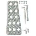 Sparco Anodised Aluminium Drivers Footrest (silver) - Lightweight, Universal. Fixed Price $40.98.