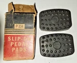 Buick Nash Olds Pont 130S-40S Globe Slip-on Pedal Pads #P-104. Fixed Price $15.00.