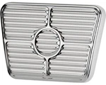 New Billet Specialties Polished Clutch / Brake Pedal PAD,1955-1957 Chevy TRI-5. Fixed Price $69.95.