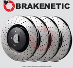 Front+rear Brakenetic Premium Cross Drilled Disc Rotors BPRS71316. Fixed Price $410.86.
