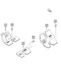 Genuine Mopar Footrest Support 68315771AA. Fixed Price $116.14.