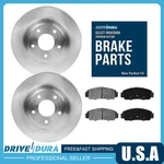 Front Disc Brake Rotors And Pads Kit For Volkswagen Cabriolet. Fixed Price $119.99.