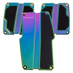Nrg Innovations Manual Neo Chrome Brushed Aluminum Pedal Pad Set W Black Carbon. Fixed Price $32.58.