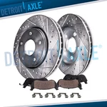 Front Drilled Brake Rotor & Ceramic Pad Ford Five Hundred Freestyle Montego. Fixed Price $129.48.