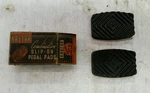 Nos Kastar Pedal Pads Universal 1929-1946 Buick Oldsmobile Pontiac Nash. Fixed Price $20.00.