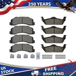 Front & Rear Brake Pads Kit W/hardwarefor Ford F150-2010-2011. Fixed Price $46.24.