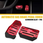 2 Piece Universal Manual Non-slip Car Pedal Brake And Gas Cover Set Red. Fixed Price $11.99.