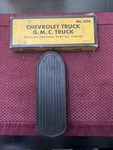 Nos 1953-1957 Chevrolet & Gmc Pickup Truck Accelerator Gas Pedal Rubber New. Fixed Price $57.95.