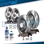Front & Rear Disc Rotors + Brake Pads 2006 - 2012 Ford Fusion Milan Mazda. Fixed Price $162.03.