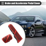 Brake Accelerator Pedal Covers For Chevrolet Camaro 2016-2022 Black Red. Fixed Price $22.49.
