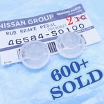 Genuine Nissan Maxima Infiniti Brake/clutch Pedal Rubber Stopper 46584-S0100-X2. Fixed Price $14.31.
