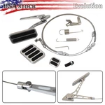 5" X 2" Gas Pedal W/36" Ss Throttle Cable, Dimmer Switch Pad & Brake. Fixed Price $50.90.