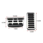 Zoomto 2PCS-SET Sport Gas Pedal Brake Pads Non Drilling Covers.... Fixed Price $24.84.