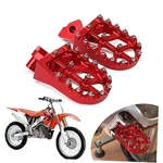 Footrest Pedals Rests Cnc For CR125/250R/500R Red. Fixed Price $45.76.