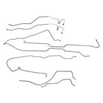 Fits 1976-EARLY 77 Jeep CJ7 Standard Manual Drum Brake Line Set Quadra Axle Oe. Fixed Price $202.00.