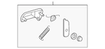 Genuine Mercedes-benz Foot Rest 000-950-00-74. Fixed Price $202.80.
