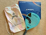 Ianoni Super Power Blue Padel Racket Carbon Fiber Eva 38MM 360G W/ Bag. Fixed Price $49.99.