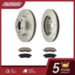 Set Of Front Brake Kit For 2002-2007 Jeep Liberty Hole 288.1MM 856 53001. Fixed Price $88.34.