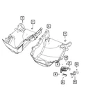 Genuine Mopar Footrest Support 4662051AE. Fixed Price $20.51.