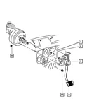 Genuine Mopar Brake Pedal 52128148AD. Fixed Price $30.81.