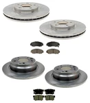 Fits For 1999-2001 Acura 3.5 Rl Front And Rear Brake Rotors & Pads. Fixed Price $275.00.