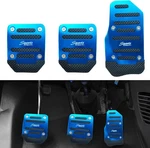 PACK-3 Car Non-slip Pedal Pads Set, Accelerator Covers, Color: Blue. Fixed Price $19.99.