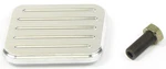 Lokar Brushed Billet Aluminum Xtra Large 3-3/4" 2-3/4" Brake Pedal Pad With. Fixed Price $79.99.