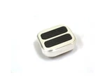 New Polished Aluminum Street Rod High Low Beam Dimmer Switch Pad Pedal Dress Up. Fixed Price $16.45.