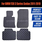 Front-rear Checkered Flag Carpet Floor Mats For 2011-2019 Bmw F30 Series Sedan. Fixed Price $58.69.