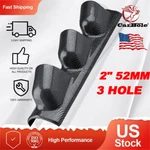 2" Pillar Gauge Triple Hole Carbon Fiber Look Meter Mount Holder Pod 52MM. Fixed Price $18.59.