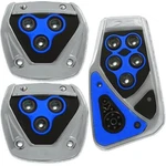 Pilot Blue Voltage Pedal Pad Set Manual Transmission Car Gas Brake Clutch. Fixed Price $25.99.