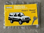 1990 Isuzu Trooper / Ii Owners Manual Book + Key. Fixed Price $19.99.