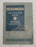 Rear Volkswagen 1948 Instruction Book Car Manual For The Type 11 Vw Beetle. Fixed Price $121.10.