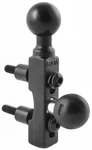 Motorcycle Brake Clutch Reservoir Base With Dual 1" Balls RAM-B-309-2U. Fixed Price $28.49.