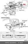 Genuine Oe Controller Assy, Stereo Component, 8623060012 For Toyota 86230-60012. Fixed Price $808.69.