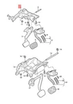 Audi A8 S8 Quattro E-tron 4N2 Bracket For Pedal Cluster 4N1723117. Fixed Price $328.25.