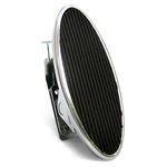 Oval Billet Floor Mount Gas Pedal With Rubber Insert American Shifter Rat. Fixed Price $125.00.