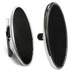 Oval Floor Mount Gas Pedal, Lg Brake Pad Chromed Billet ASC7AD64 Rat. Fixed Price $159.95.