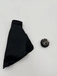Momo Black Car Boot Cover Handbrake Gaiter Leather. Made In Italy. New Box.. Fixed Price $35.00.