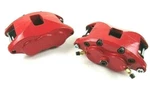 Gm Chevelle Camaro Dual Piston Brake Calipers W/ Pads Red B12508R. Fixed Price $235.00.