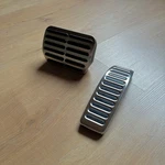 Accelerator Brake Aluminium Pedals Cap Audi Q7 4L. Fixed Price $174.87.