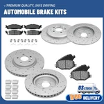 Mkt Mks Ford Flex Taurus Explorer Front Rear Disc Rotors &ceramic Brake Pads. Fixed Price $194.69.