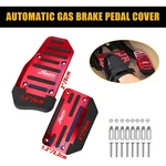 Silver Brake Universal Non-slip Cover Car Pedal Accelerator Foot Pad. Fixed Price $11.99.