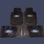 Set Of 3 Plasticolor Ford Elite Series Rubber Floor Mats 2 Front & 1 Rear Runner. Fixed Price $125.00.